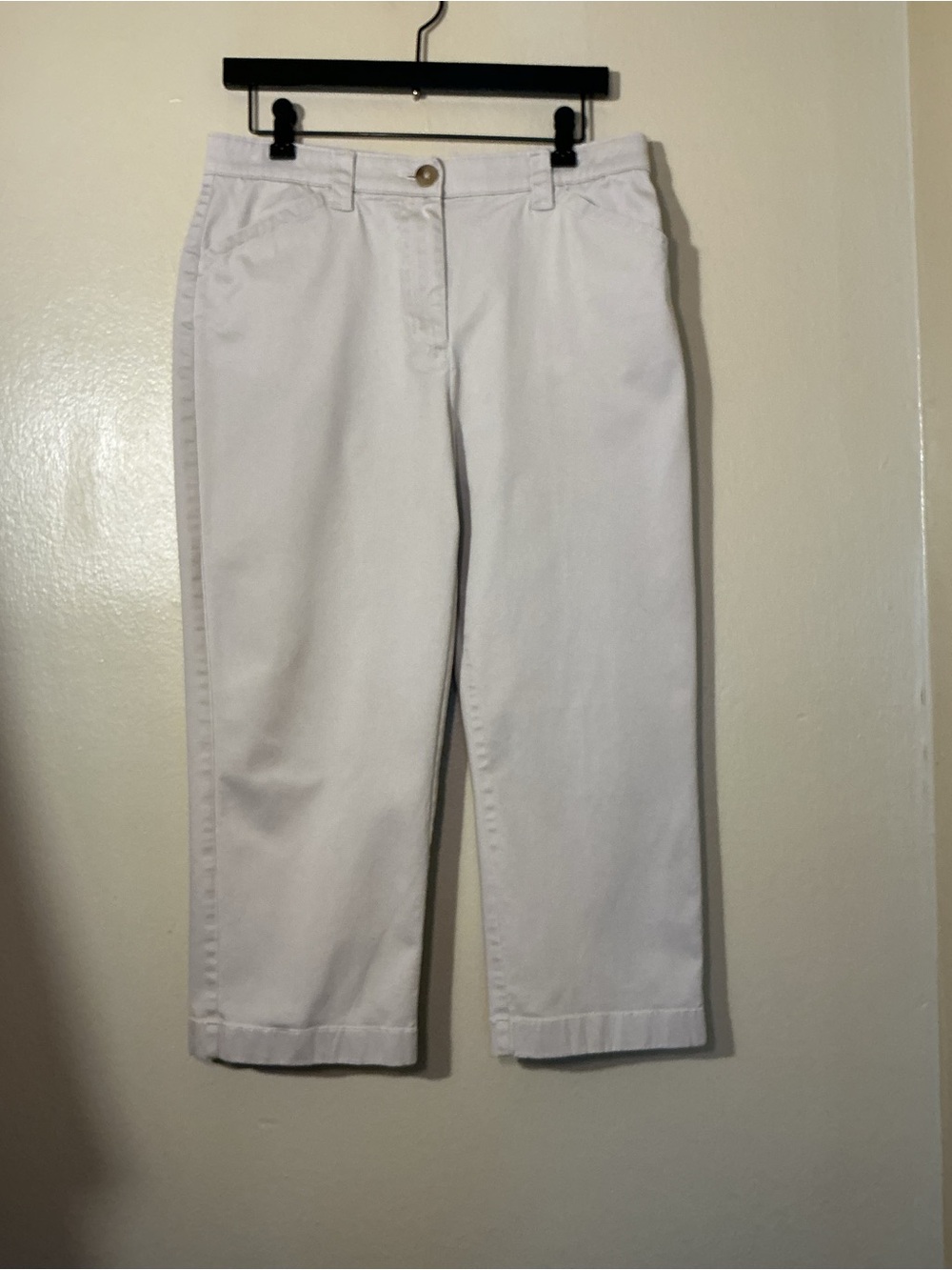 L.L. Bean Classic Fit Khaki Pants in Light Beige